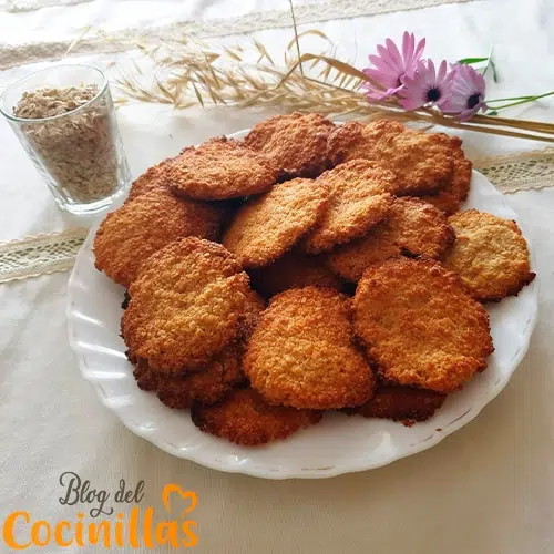 galletas saludables de avena y coco