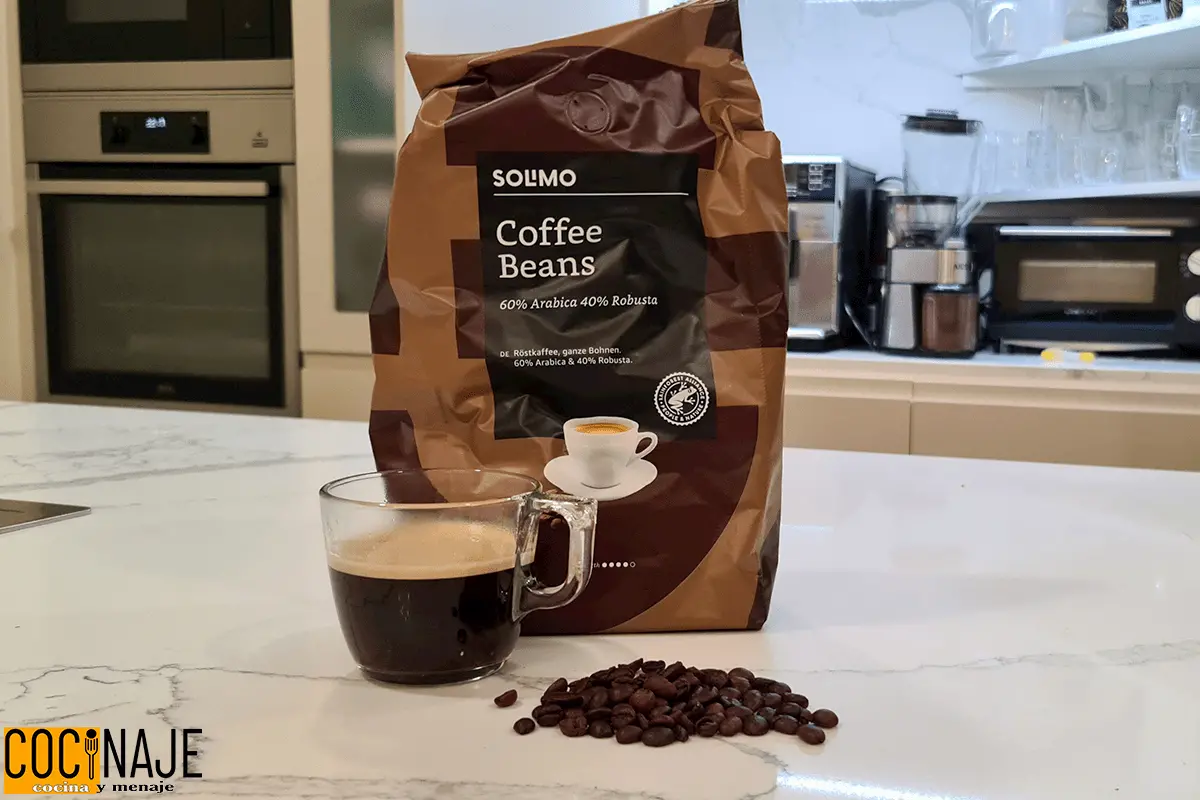 Cafe Solimo en grano test Cocinaje