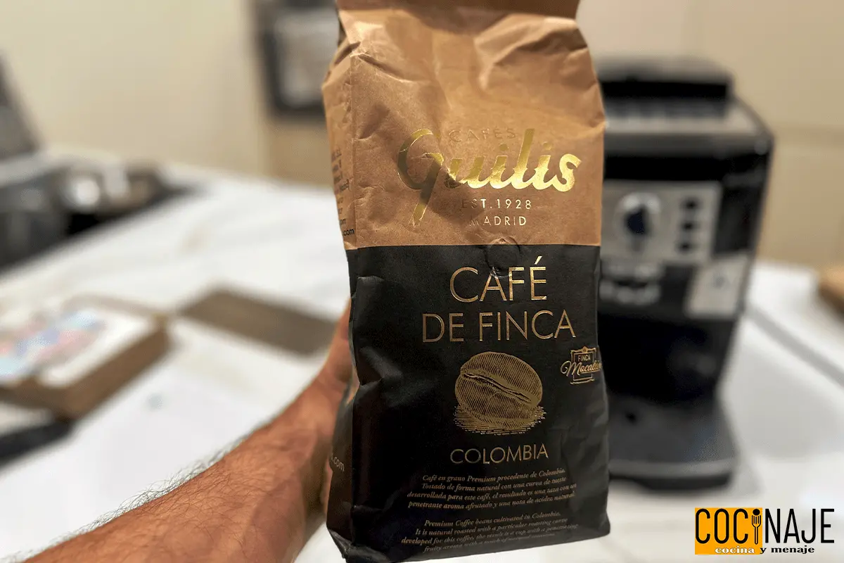 Prueba de café en grano Guillis